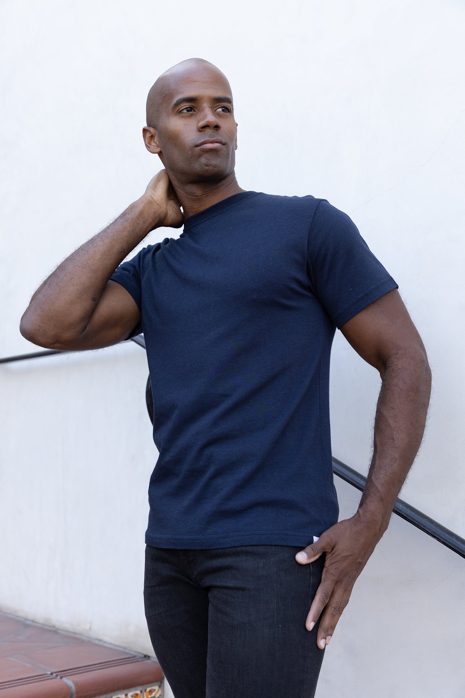 MASONARY™️ Men's Bamboo Viscose/Organic Cotton Short Sleeve T-Shirt - Classic Cut