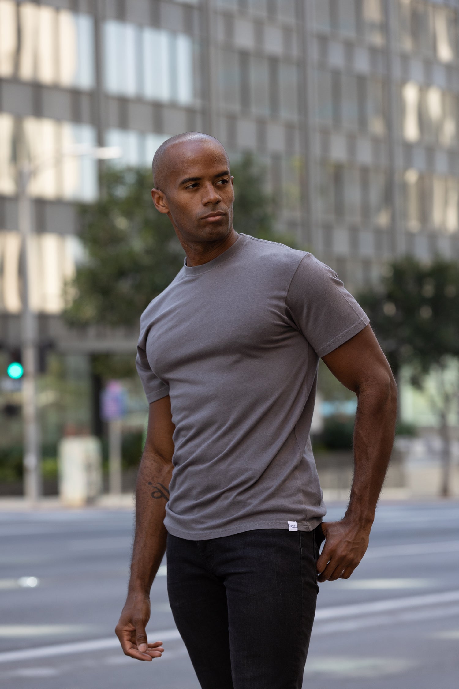 MASONARY™️ Men's Bamboo Viscose/Organic Cotton Short Sleeve T-Shirt - Classic Cut