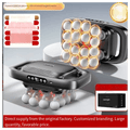 Deep Tissue Muscle Massage Gun, 8/16 Heads
