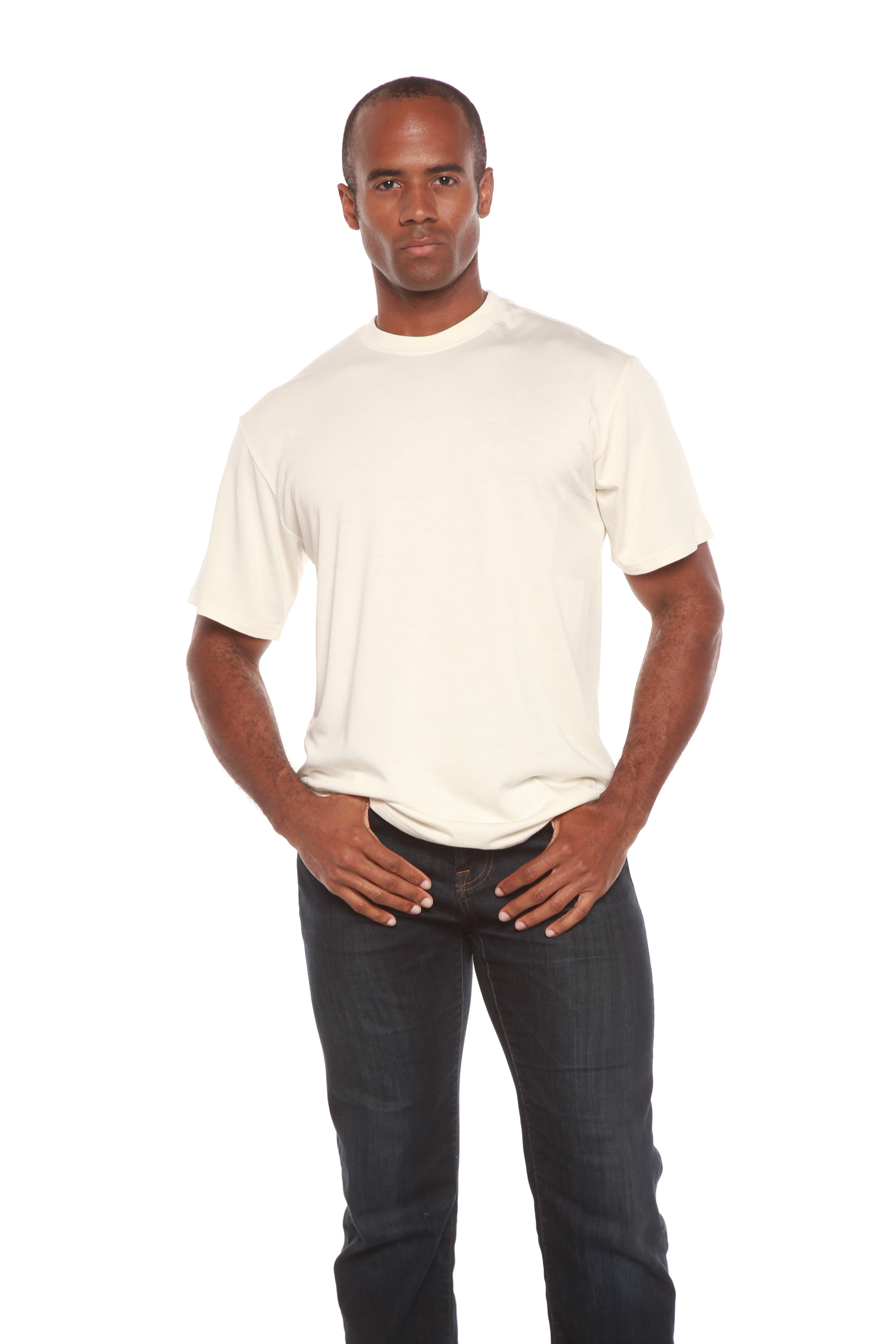 MASONARY™️ Men's Bamboo Viscose/Organic Cotton Short Sleeve T-Shirt - Classic Cut
