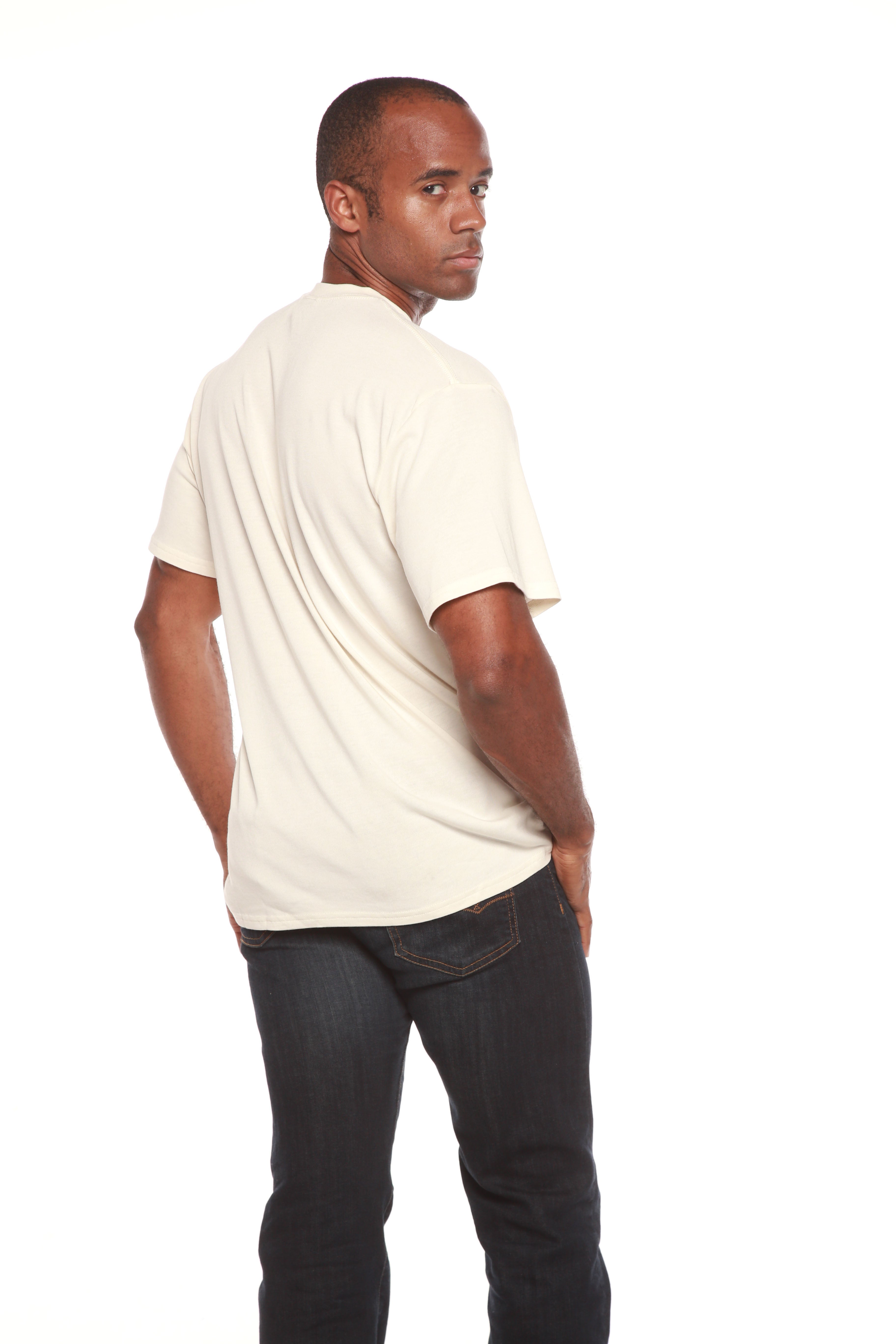 MASONARY™️ Men's Bamboo Viscose/Organic Cotton Short Sleeve T-Shirt - Classic Cut