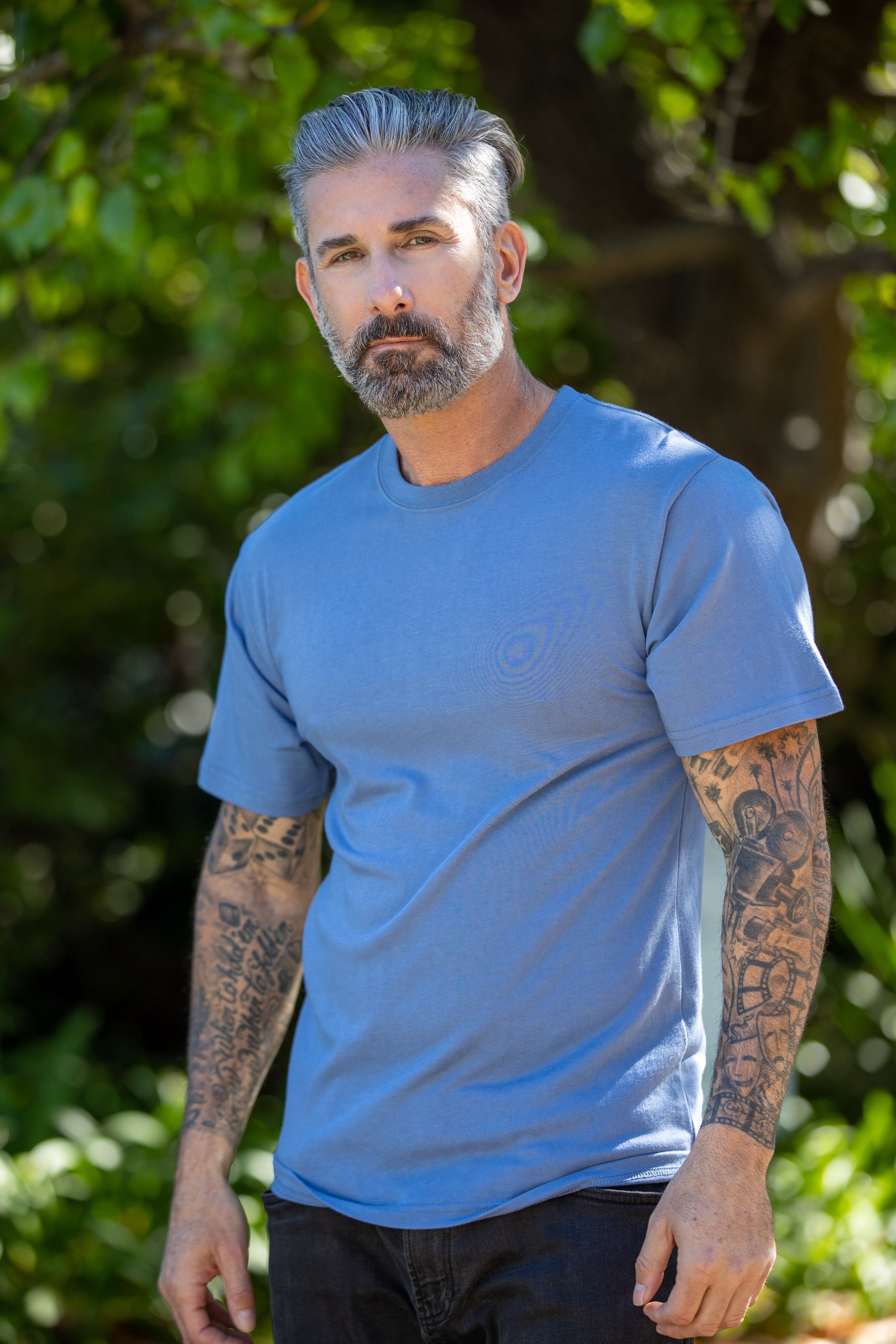 MASONARY™️ Men's Bamboo Viscose/Organic Cotton Short Sleeve T-Shirt - Classic Cut